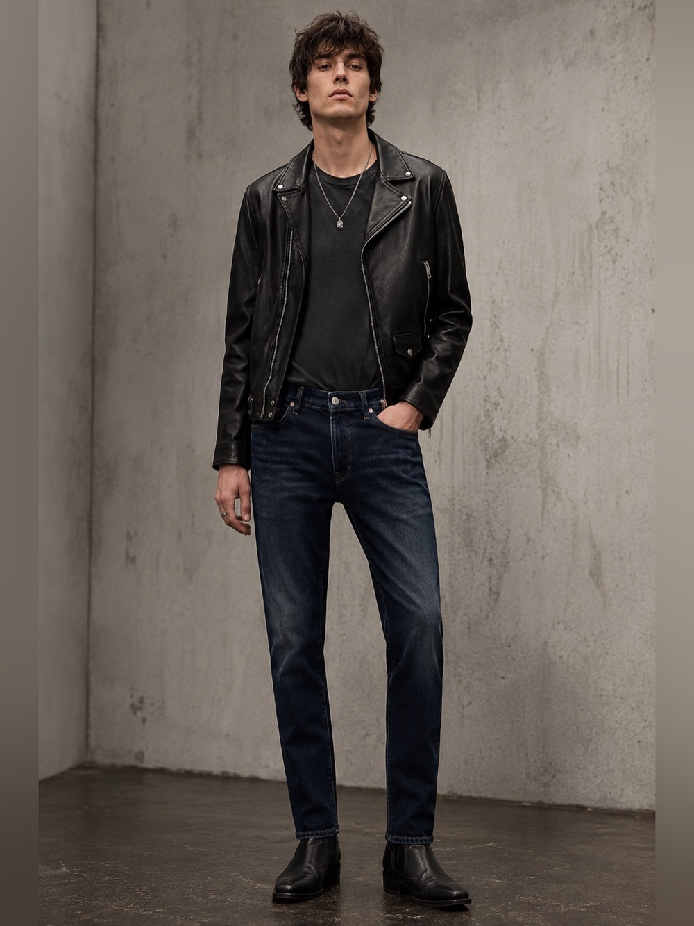 ALLSAINTS Cigarette Jeans | Men’s 32 | Slim Straight | Dark Wash Premium Denim